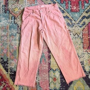 Signature Levi Strauss carpenter tiedye pink pants w30
